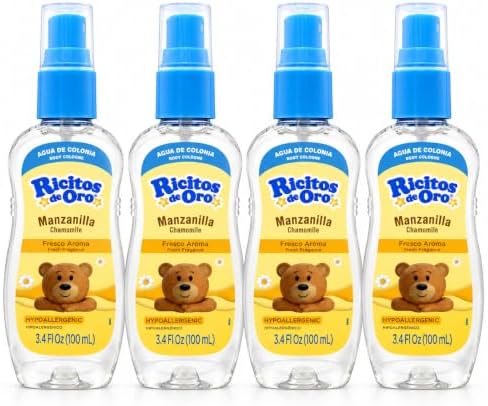 Baby Body Cologne, 4 Pack — Hypoallergenic Formula,…